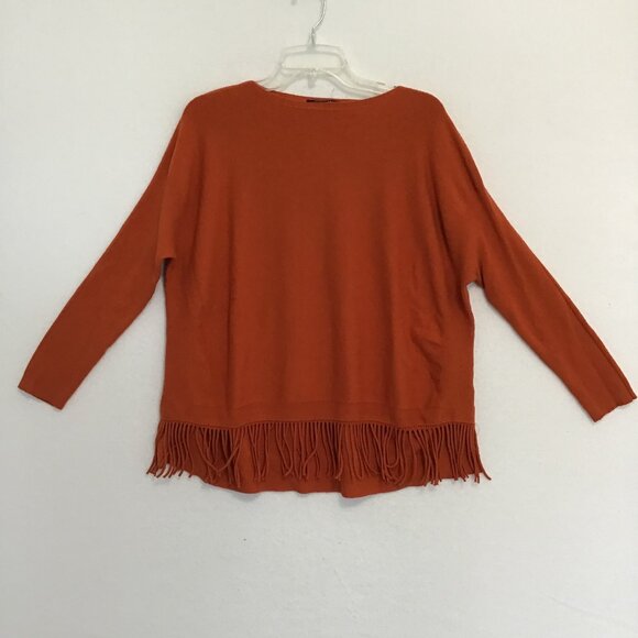 Vivian Shyu Fringed Hem Crew Neck Sweater  Size M - Picture 8 of 11